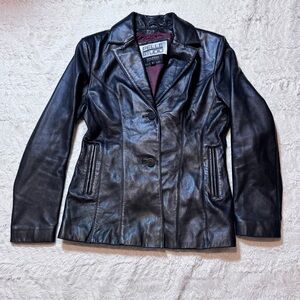 Pelle Studio Midnight Black Leather Jacket